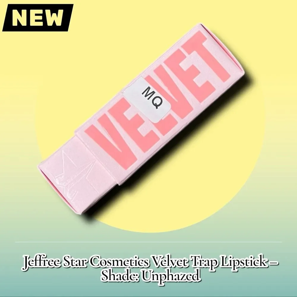 New NWT Jeffree Star Cosmetics Velvet Trap Lipstick – Shade: Unphazed – Full Siz